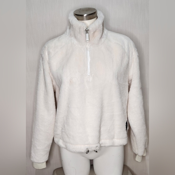 Calvin Klein Furry Soft PulloverQuarter Zip - Picture 1 of 7